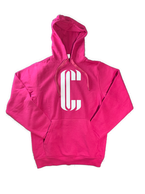 CC Hoodie - Powder Pink/White