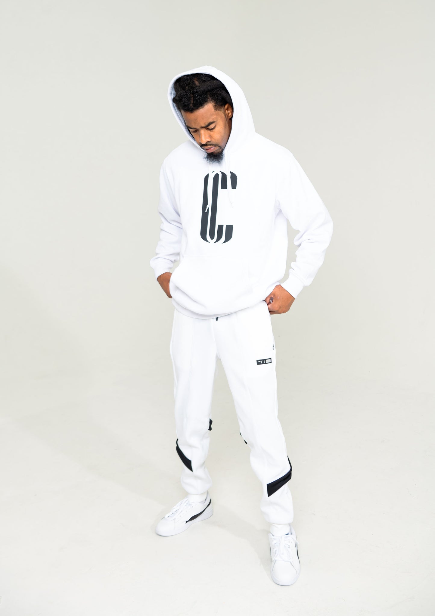 CC Hoodie - White/Black