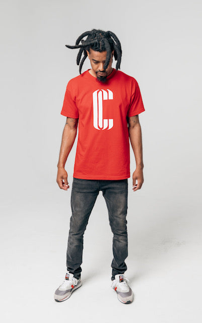 CC T-Shirt - Red/White