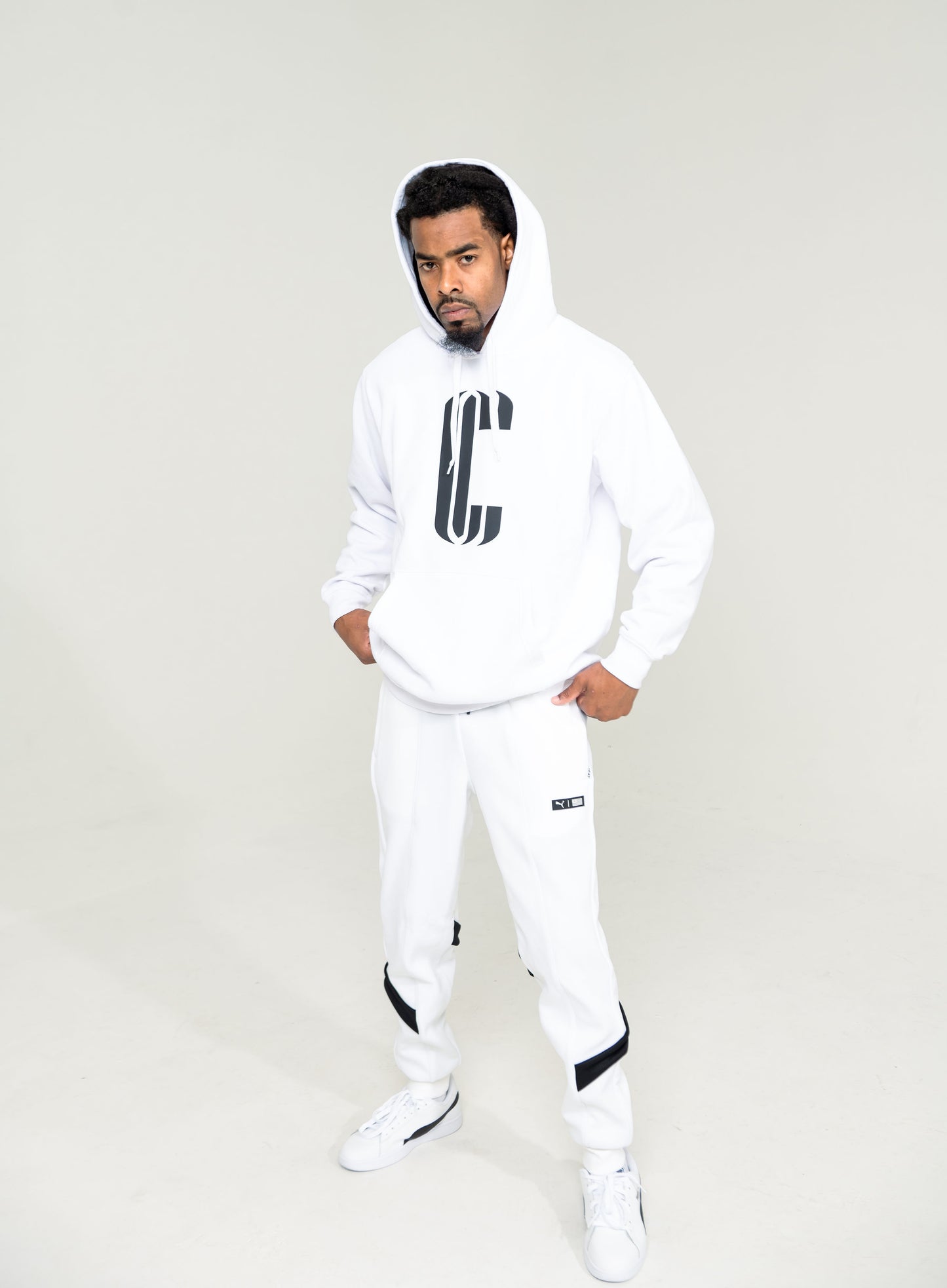 CC Hoodie - White/Black