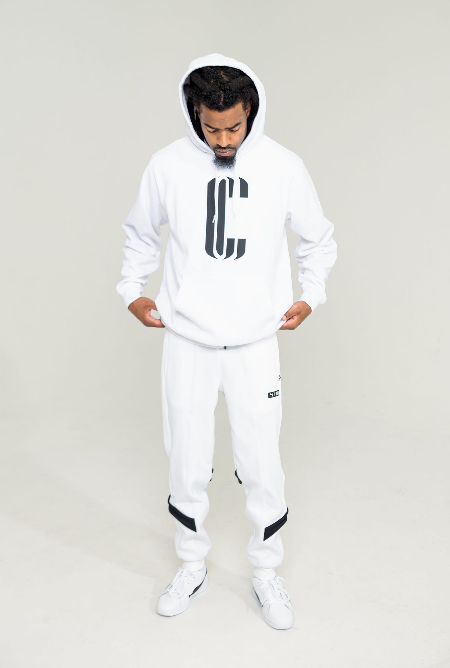 CC Hoodie - White/Black