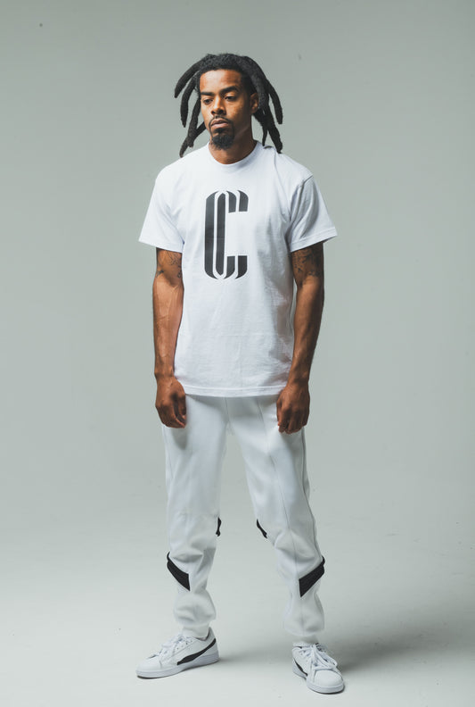 CC T-Shirt - White/Black